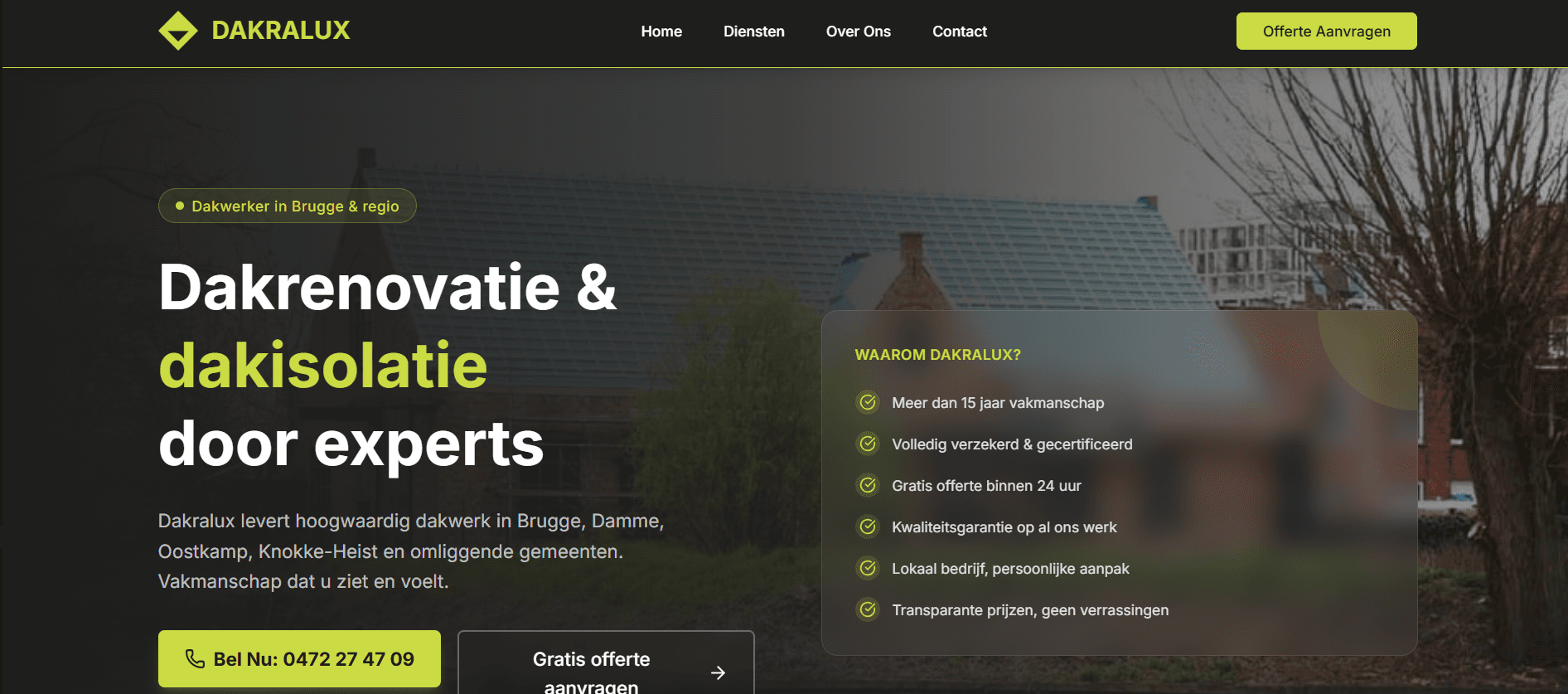Airtable CRM integratie Dakralux - Webamo Automatisatie België